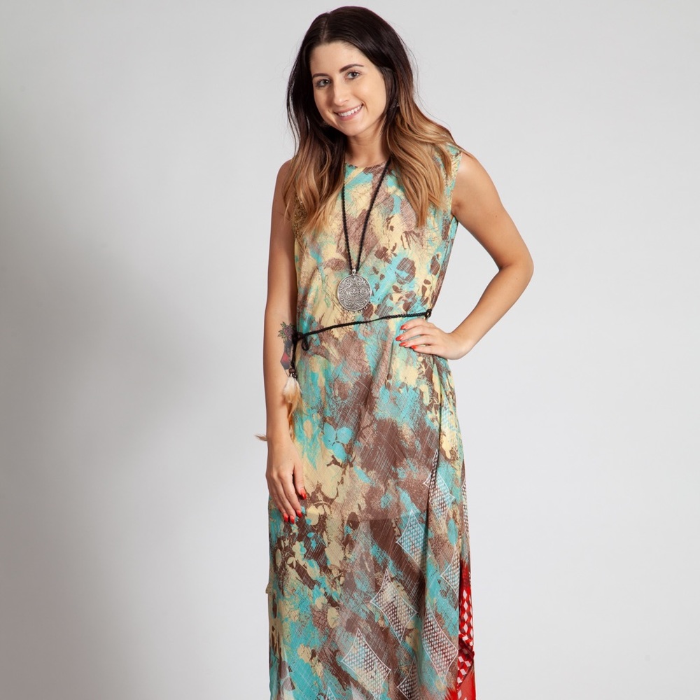 Bohemian style long dress